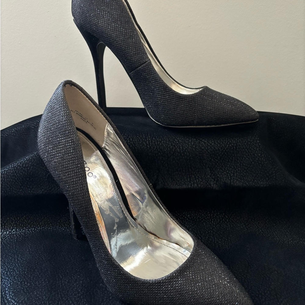 BAMBOO Black Stiletto Heels